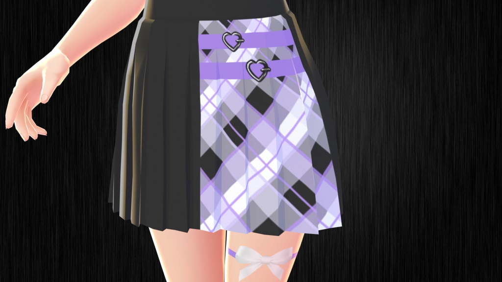 Purple Plaid Set