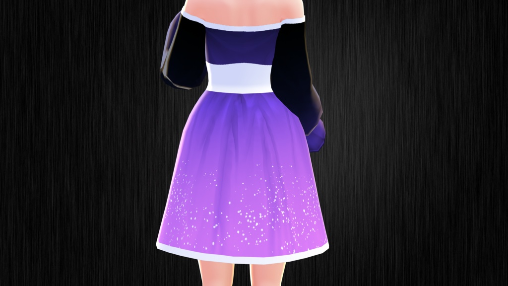 Purple Ombre Sparkle Dress