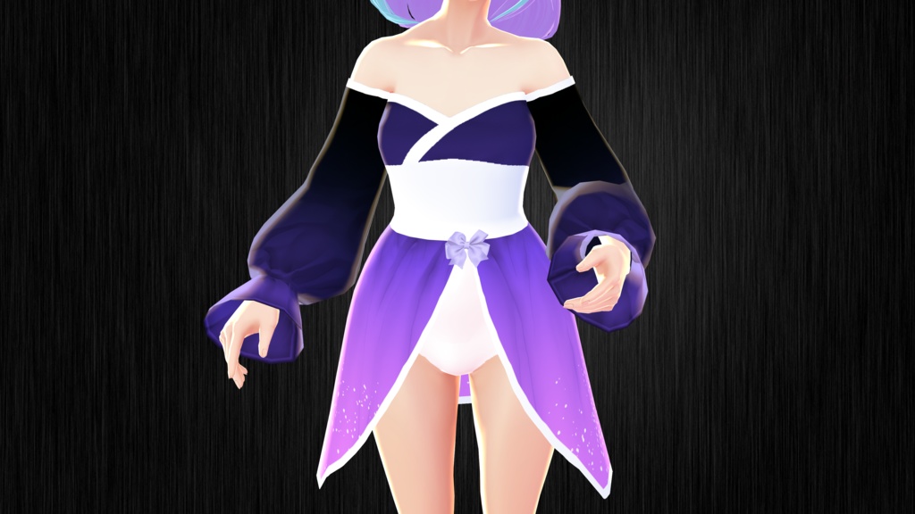 Purple Ombre Sparkle Dress