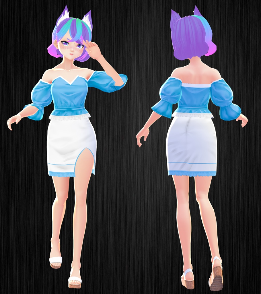 Cute Blue Set