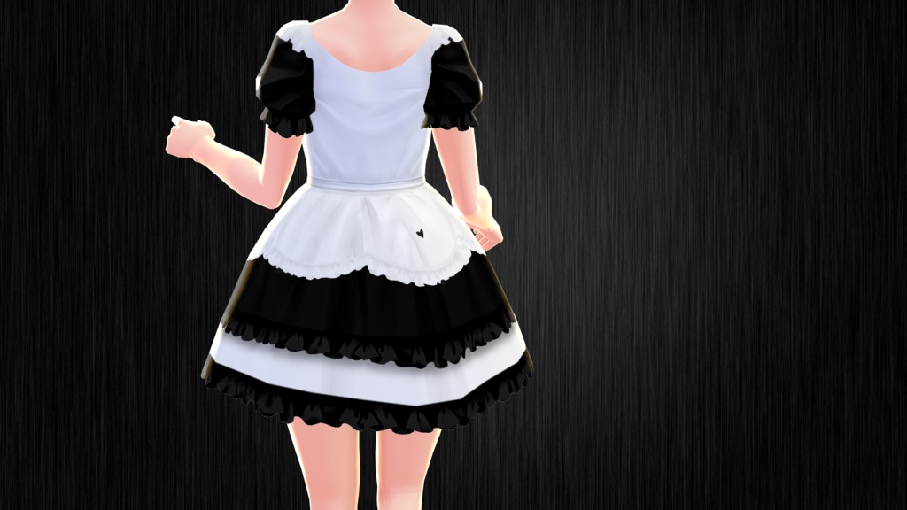 Black & White Maid Dress