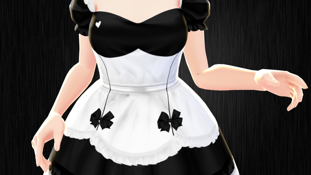 Black & White Maid Dress