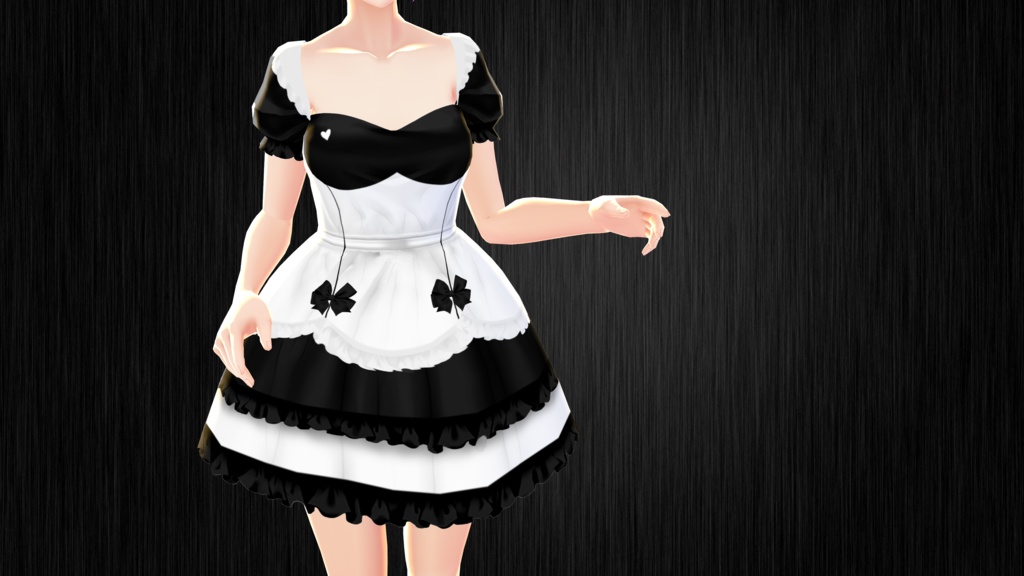 Black & White Maid Dress