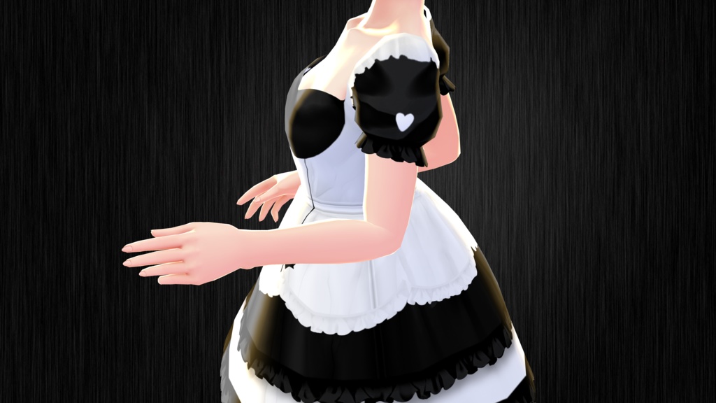 Black & White Maid Dress