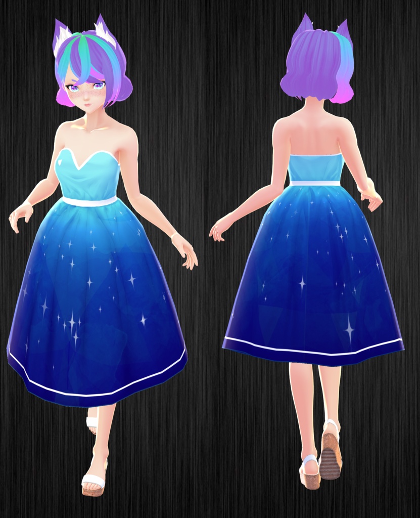 Blue Ombre Dress