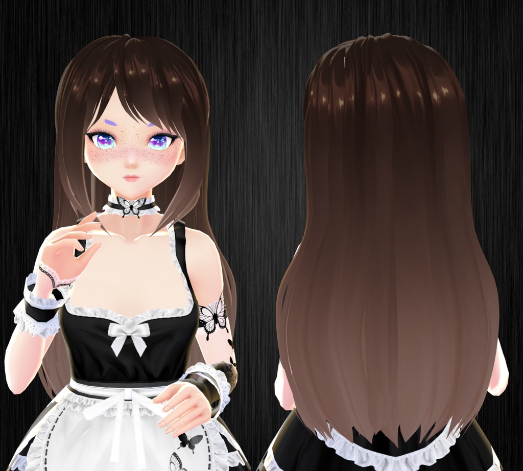 VRoid Studio Hair Preset 05 - Long Hair