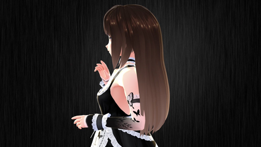 VRoid Studio Hair Preset 05 - Long Hair