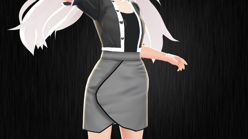 Cute Grey & Black Set