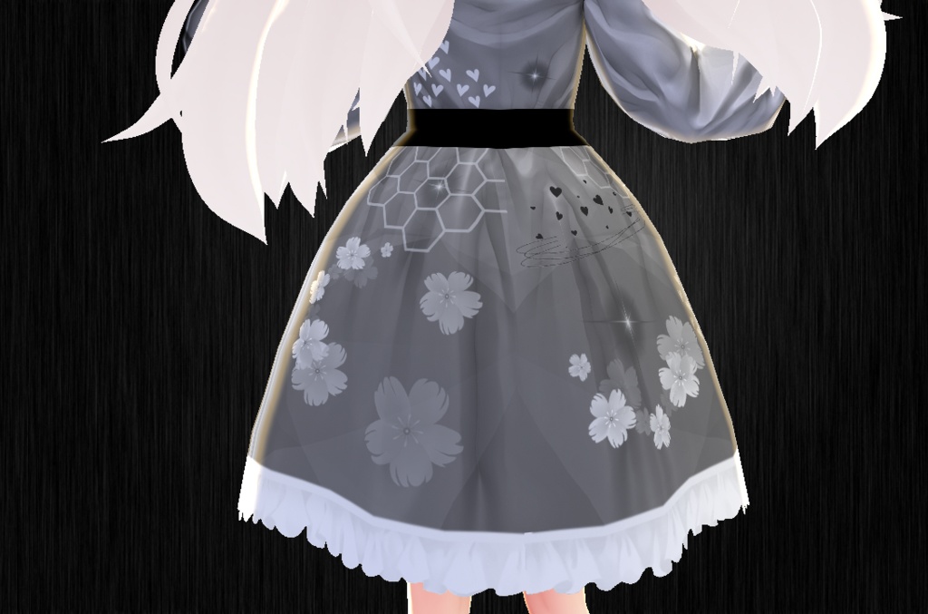 Black & White Kimono