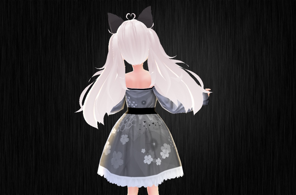 Black & White Kimono