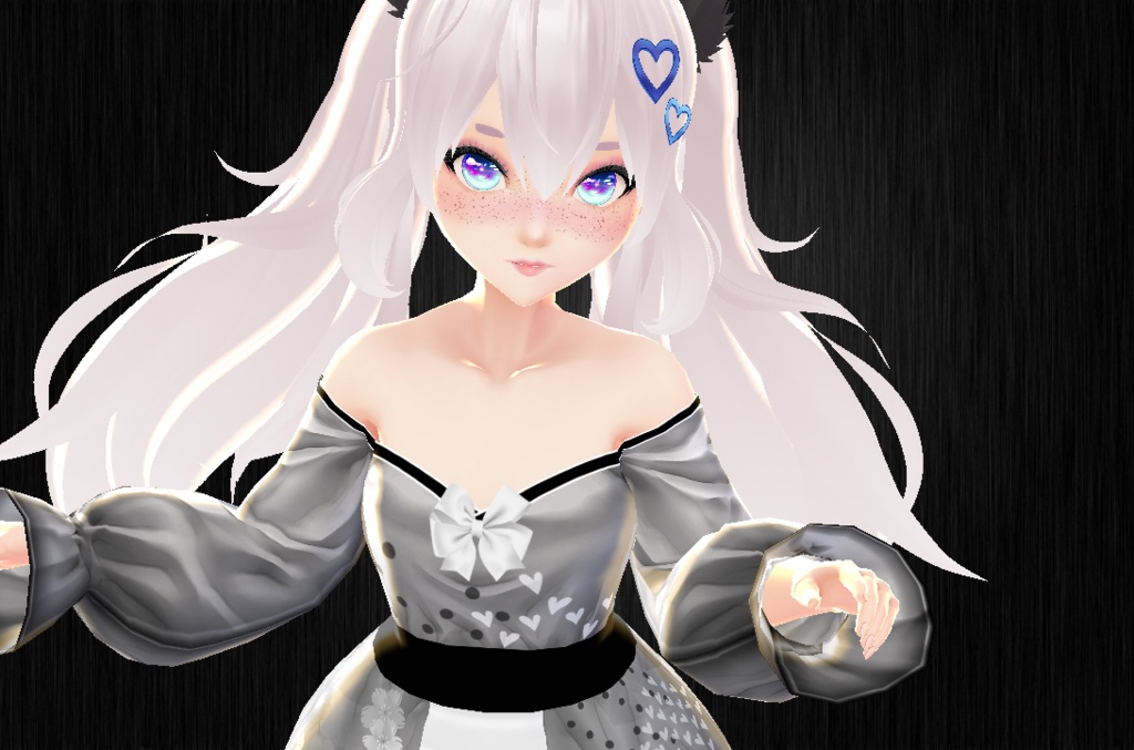 Black & White Kimono