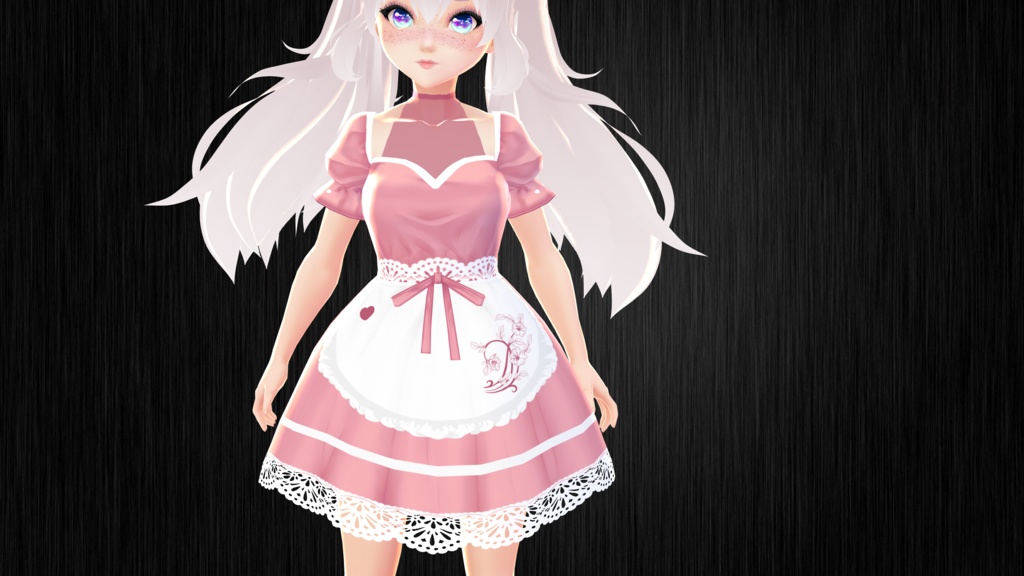 Cute Pink Maid Set