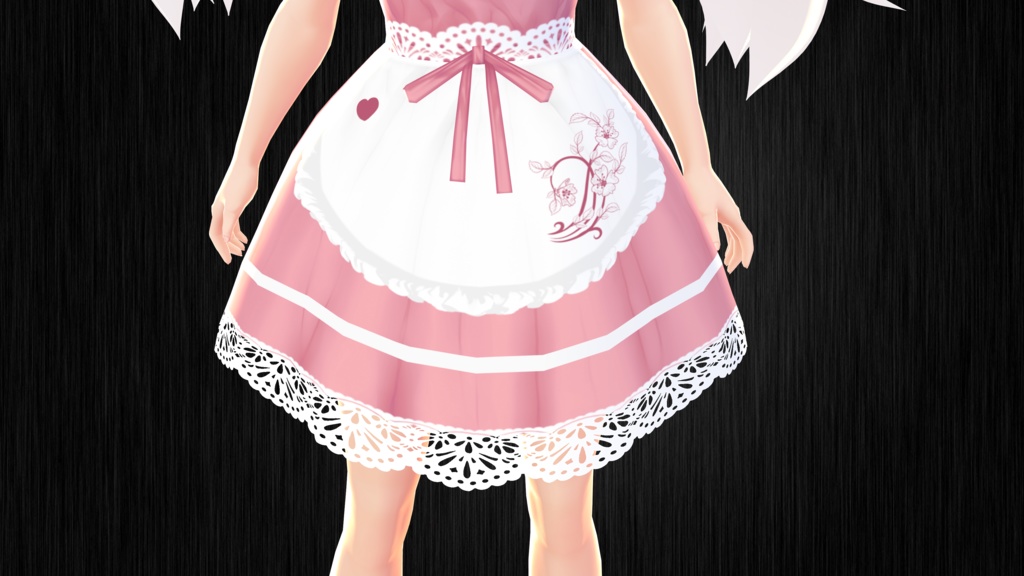 Cute Pink Maid Set