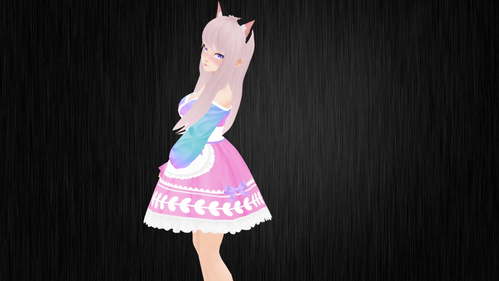 Cute Pink - Blue Dress