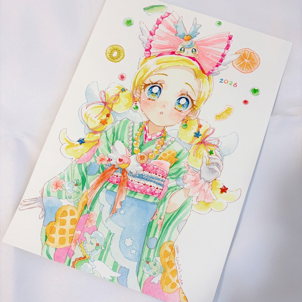 A4イラスト原画