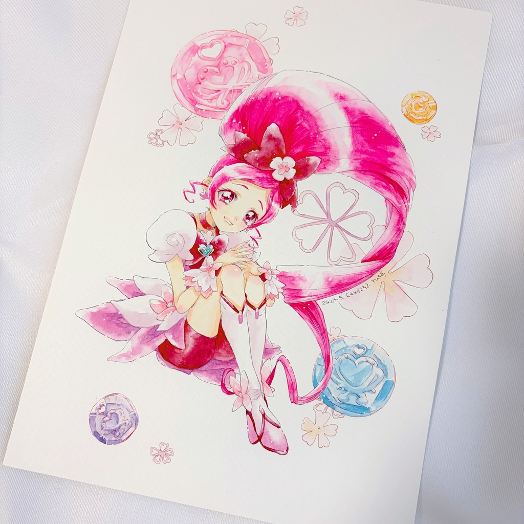 A4イラスト原画