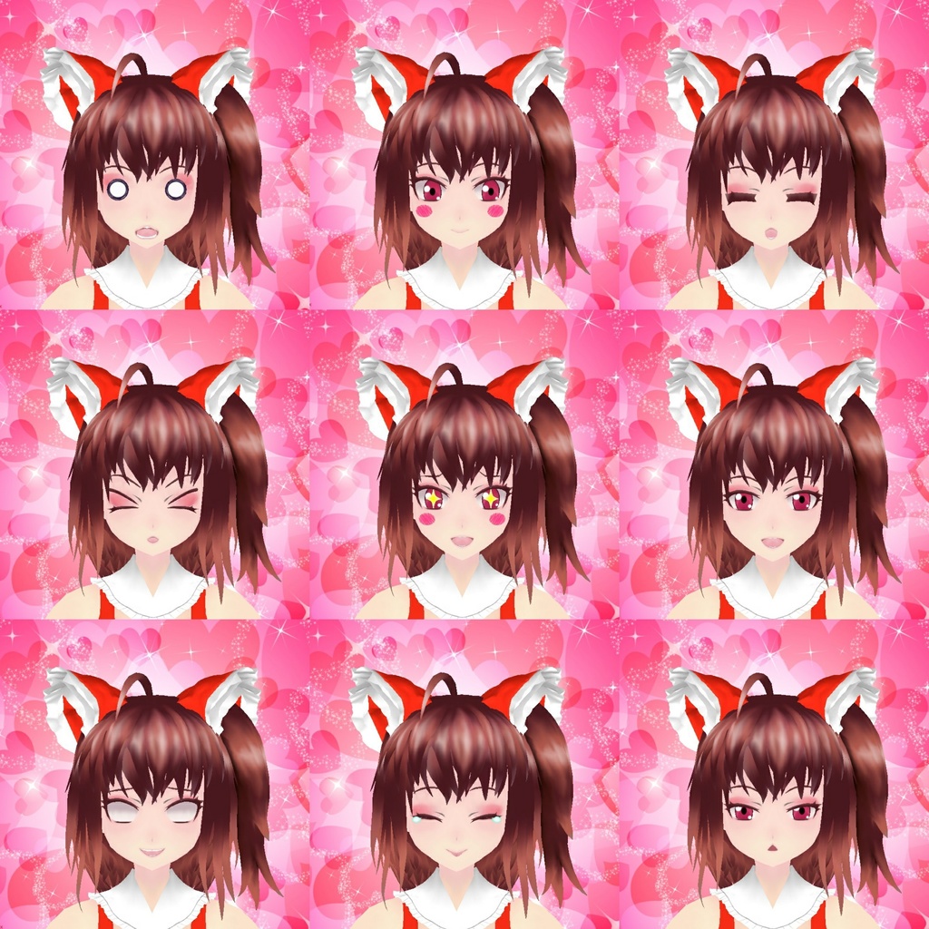 VRChat モデル「みこむすめ」