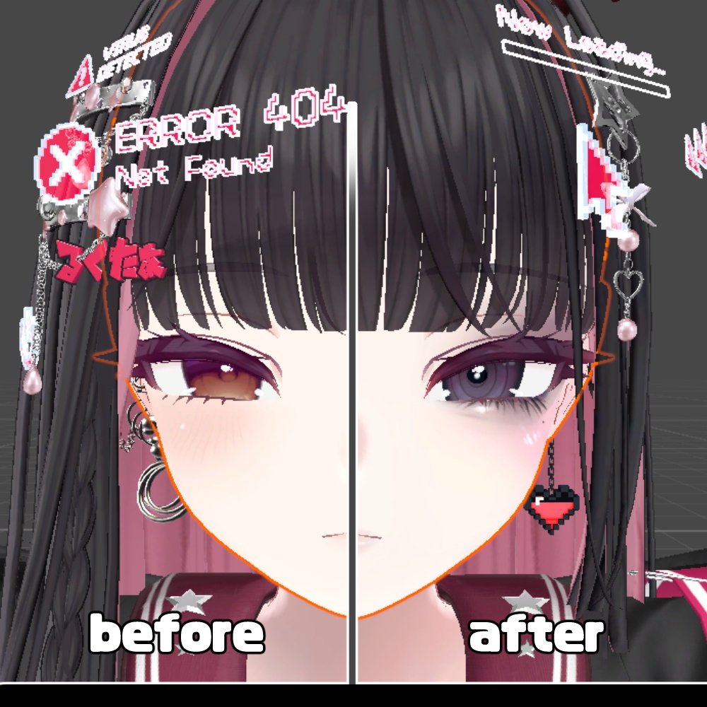 【Milltina専用】 ー Downer makeup&Eye texture ー ❤