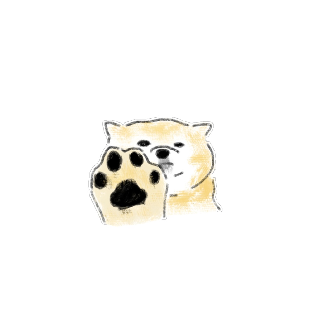 【PNG素材】シュールで可愛い柴犬のイラスト15種セット【デジタルステッカー/Web用】