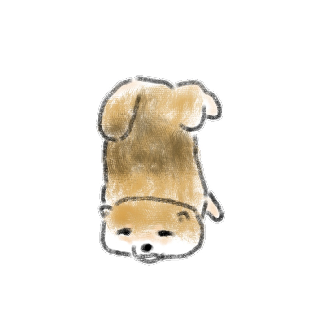 【PNG素材】シュールで可愛い柴犬のイラスト15種セット【デジタルステッカー/Web用】