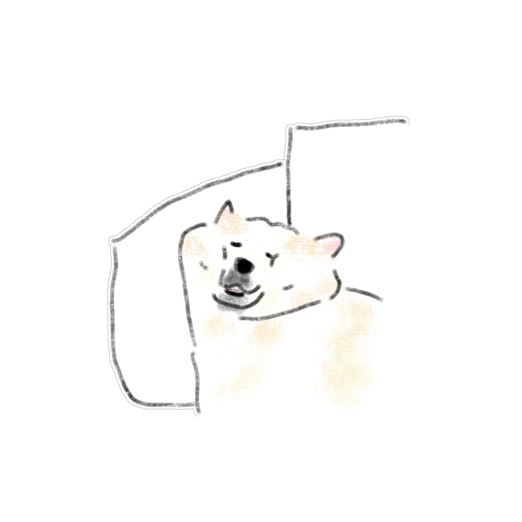 【PNG素材】シュールで可愛い柴犬のイラスト15種セット【デジタルステッカー/Web用】