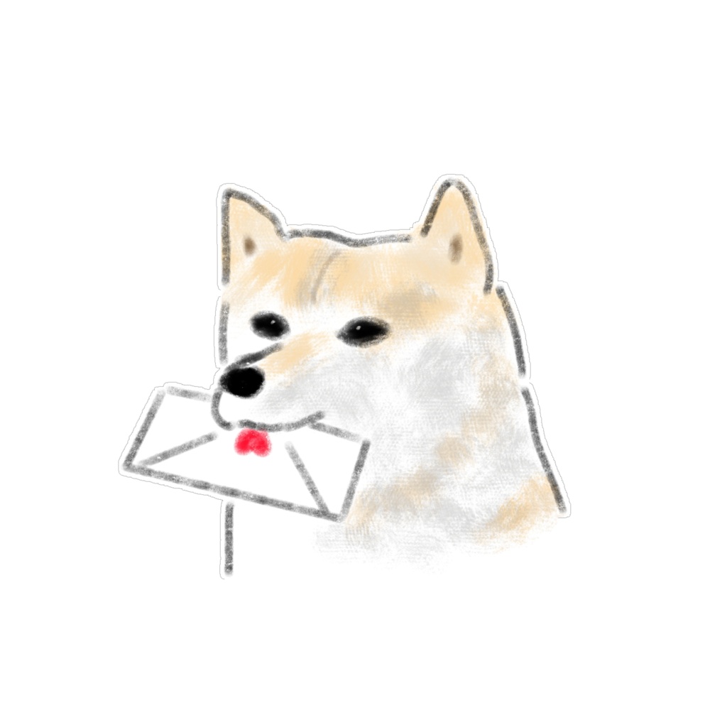 【PNG素材】シュールで可愛い柴犬のイラスト15種セット【デジタルステッカー/Web用】
