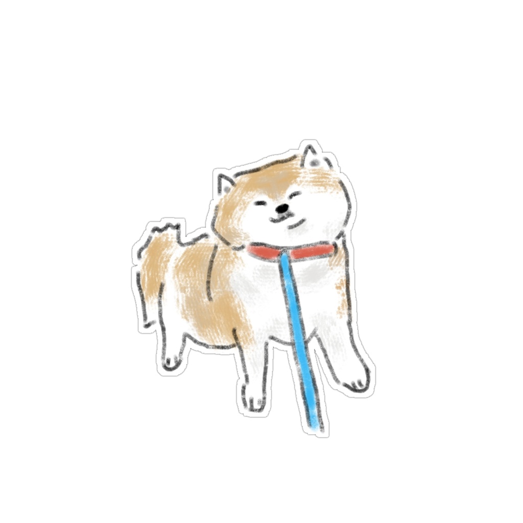 【PNG素材】シュールで可愛い柴犬のイラスト15種セット【デジタルステッカー/Web用】