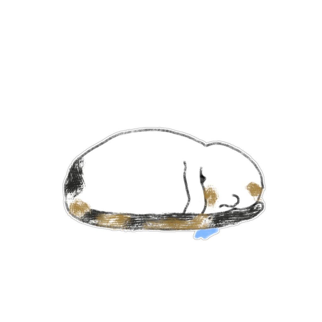 【PNG素材】ほっこり可愛い猫のイラスト15種セット【デジタルステッカー/Web用】