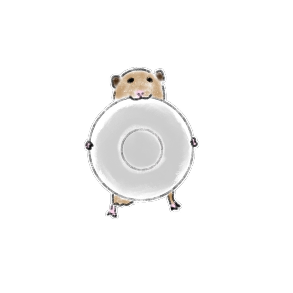 【PNG素材】小動物&ハムスターのイラスト13種セット【デジタルステッカー/Web用】