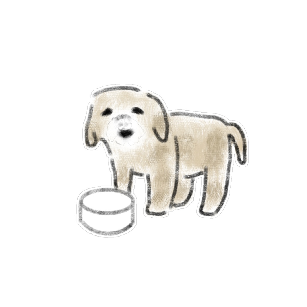 【PNG素材】いろんな可愛い子犬のイラスト15種セット【デジタルステッカー/Web用】