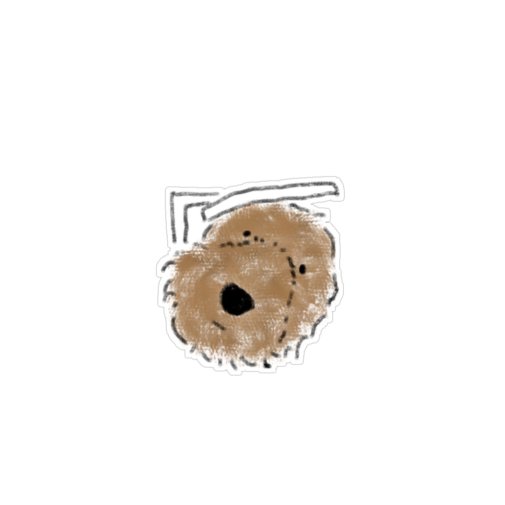 【PNG素材】ふわもこトイプードル&犬のイラスト15種セット【デジタルステッカー/Web用】