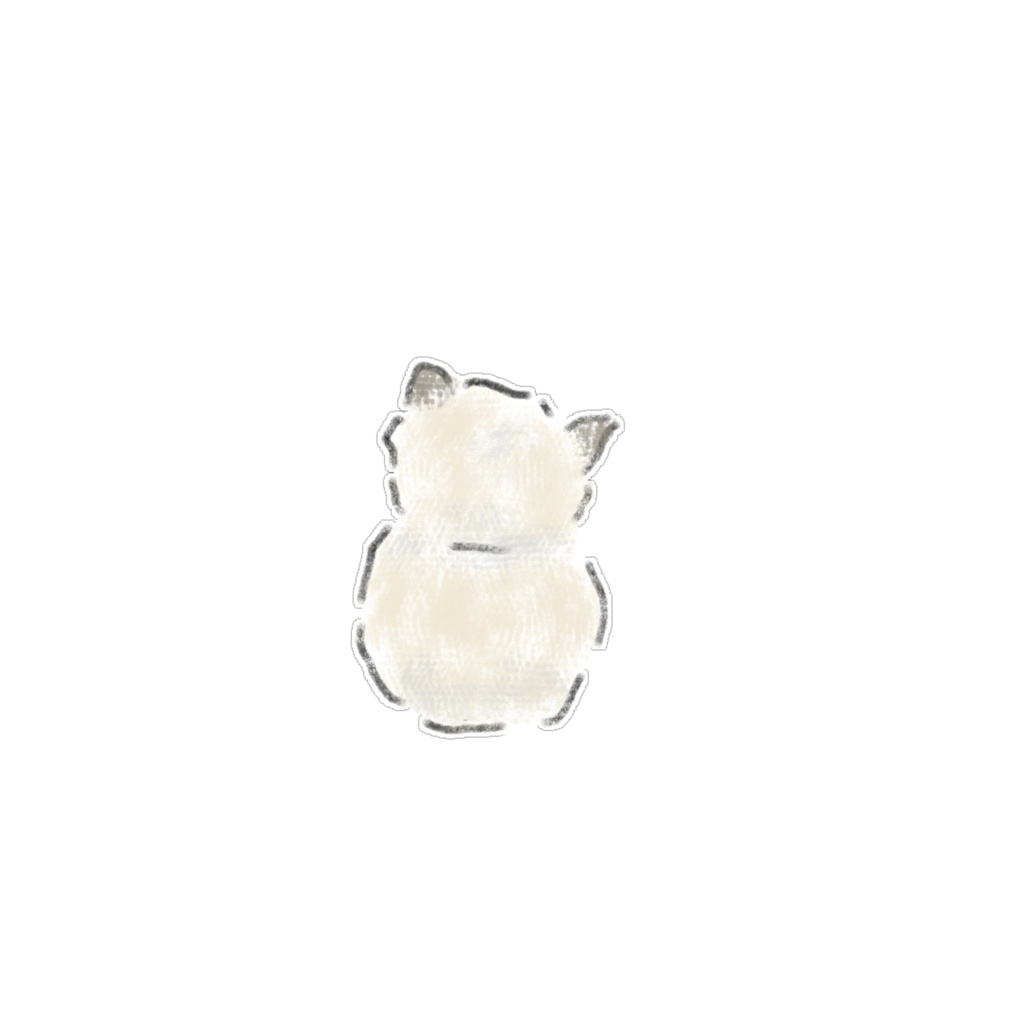 【PNG素材】愛らしくてシュールな猫のイラスト15種セット【デジタルステッカー/Web用】