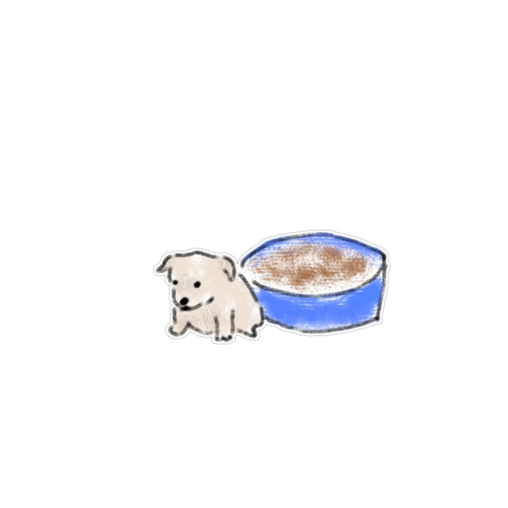 【商用利用可】おちゃめ可愛い犬のイラスト素材15選(透明PNG) / ゆるかわワンちゃん デジタルステッカー