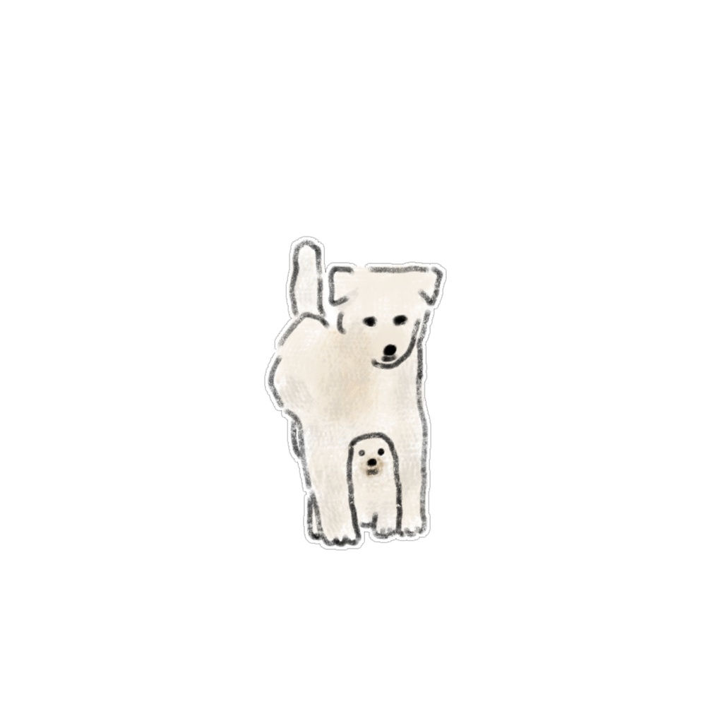 【商用利用可】おちゃめ可愛い犬のイラスト素材15選(透明PNG) / ゆるかわワンちゃん デジタルステッカー