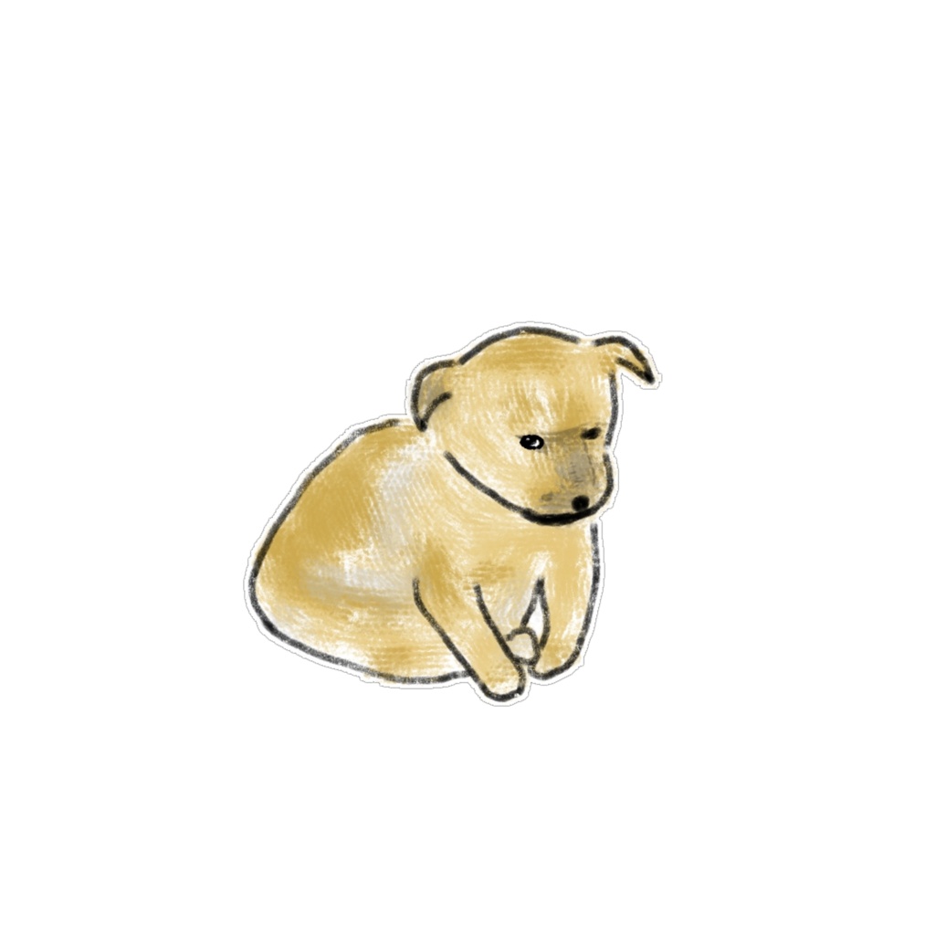 【商用利用可】おちゃめ可愛い犬のイラスト素材15選(透明PNG) / ゆるかわワンちゃん デジタルステッカー