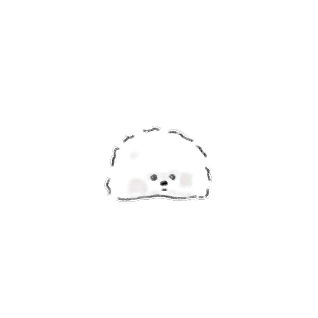 【商用利用可】おしゃれで可愛い白い犬のイラスト素材15選(透明PNG) / ゆるかわワンちゃん デジタルステッカー