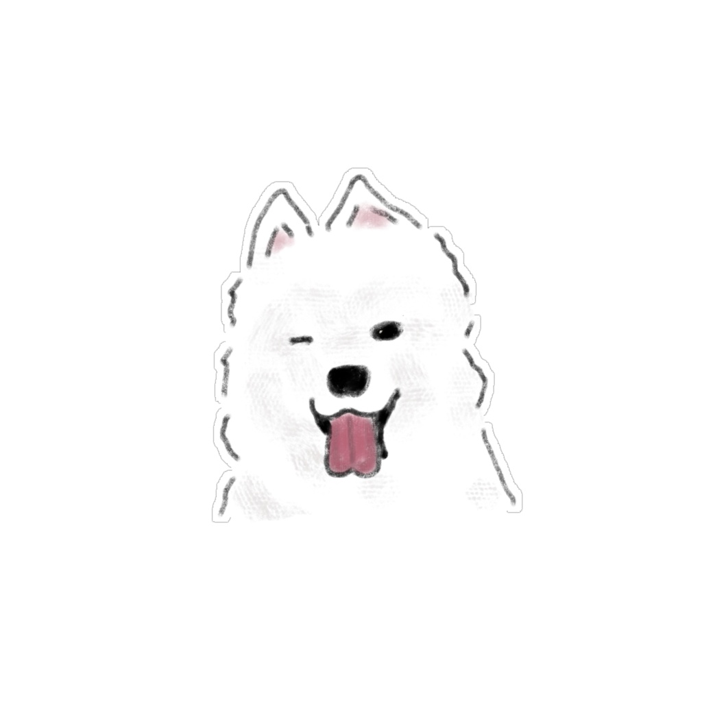 【商用利用可】ユニークな白い犬のイラスト素材15選(透明PNG) / ゆるかわワンちゃん デジタルステッカー