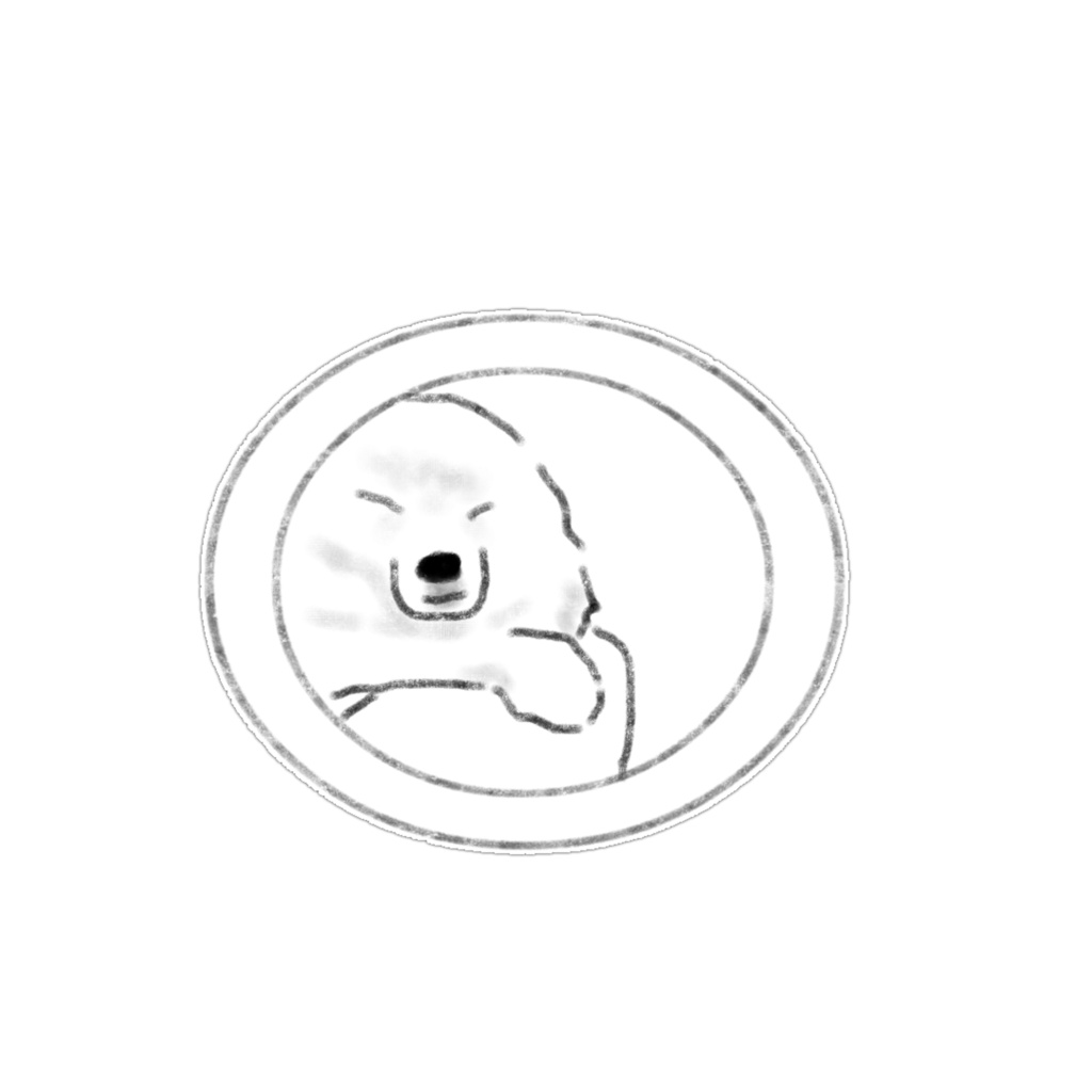 【商用利用可】ユニークな白い犬のイラスト素材15選(透明PNG) / ゆるかわワンちゃん デジタルステッカー