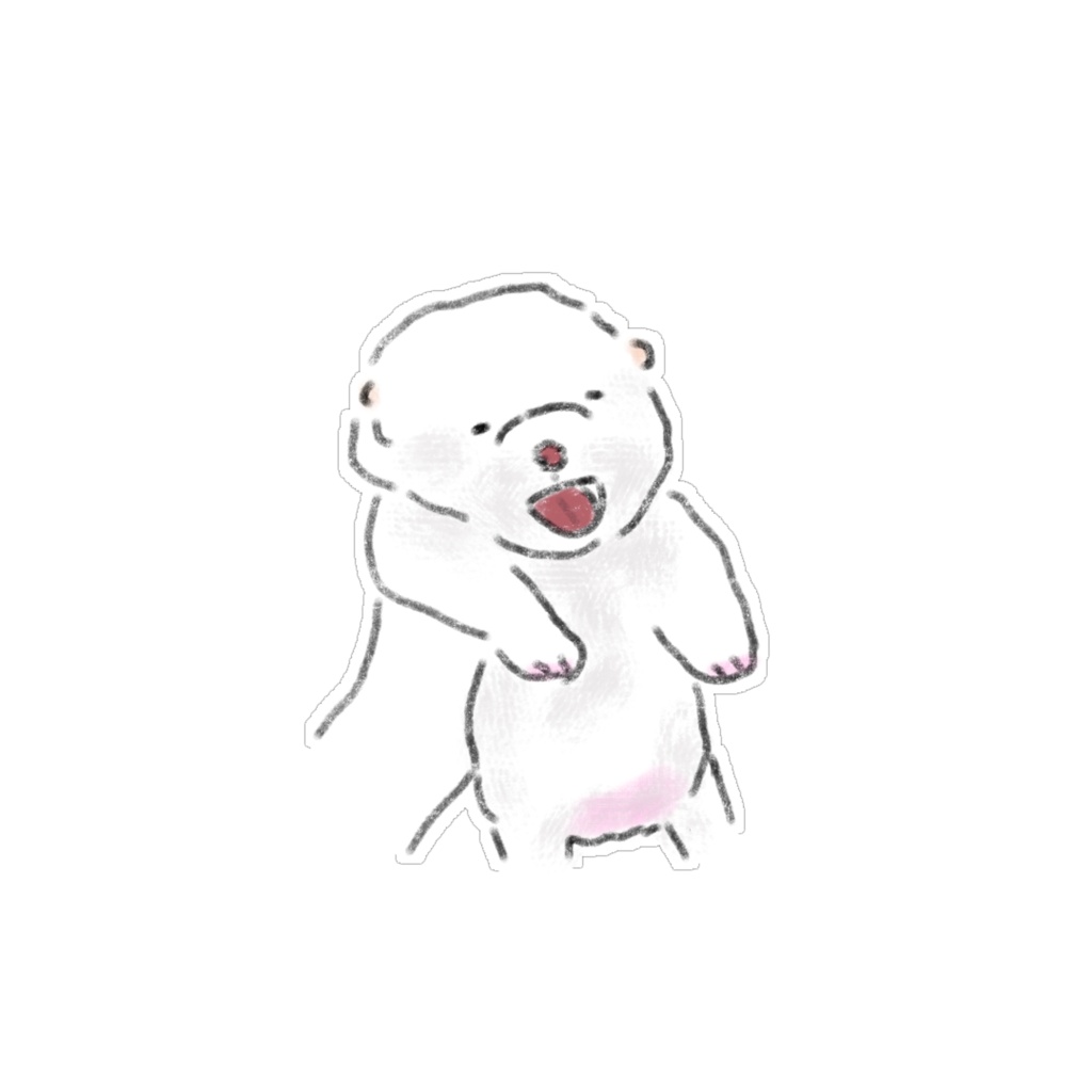 【商用利用可】ユニークな白い犬のイラスト素材15選(透明PNG) / ゆるかわワンちゃん デジタルステッカー