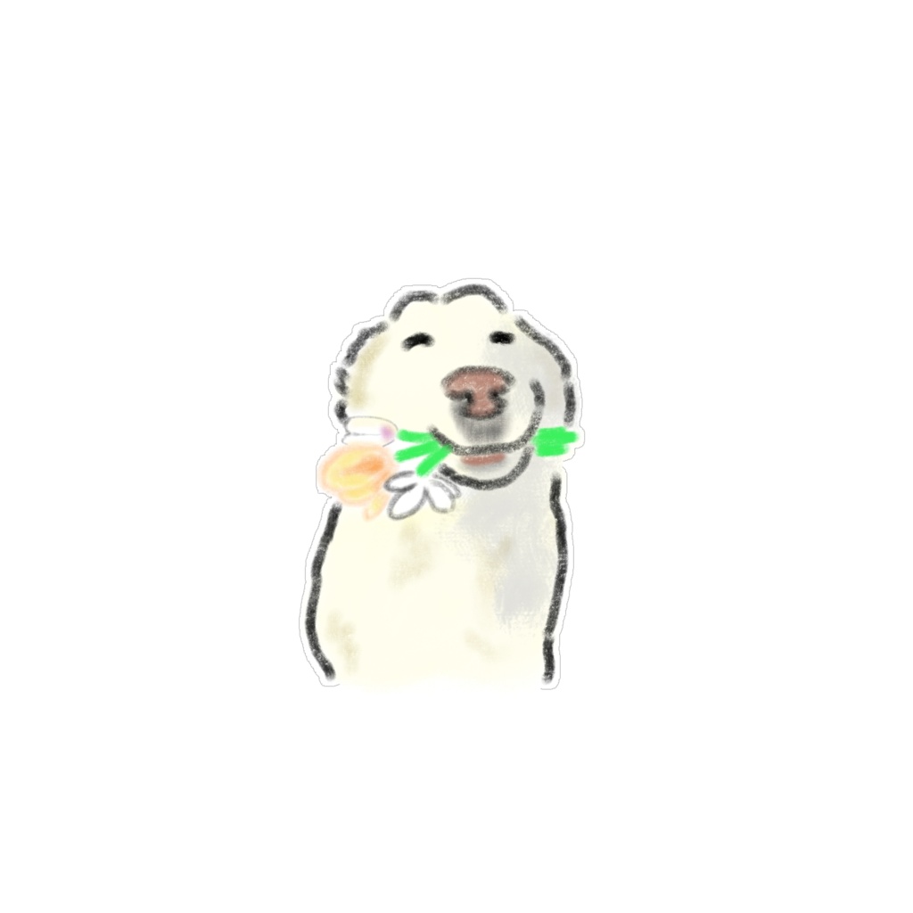 【商用利用可】変身&抱っこ犬のイラスト素材15選(透明PNG) / ゆるかわワンちゃん デジタルステッカー