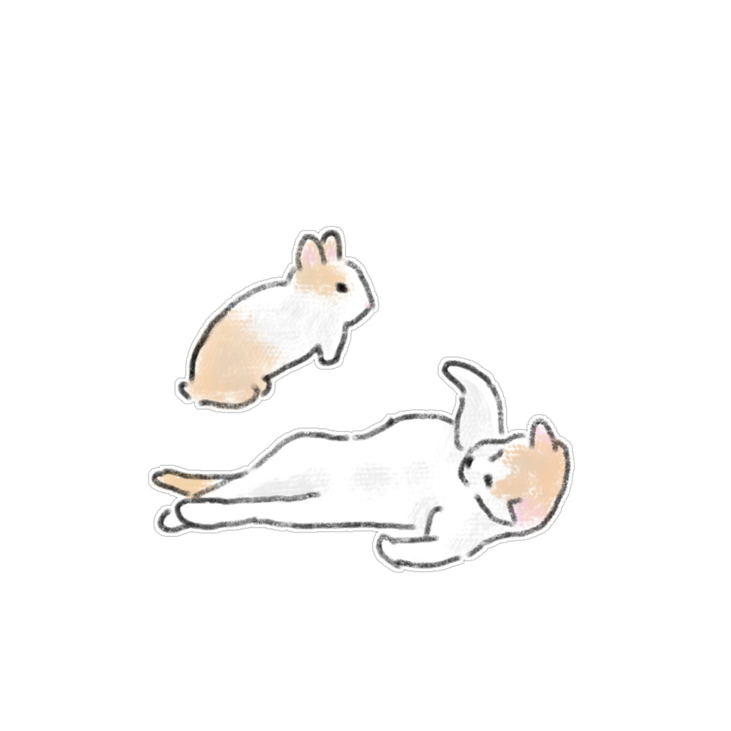 15 Hand-Drawn Animal Friends PNG Clipart Bundle