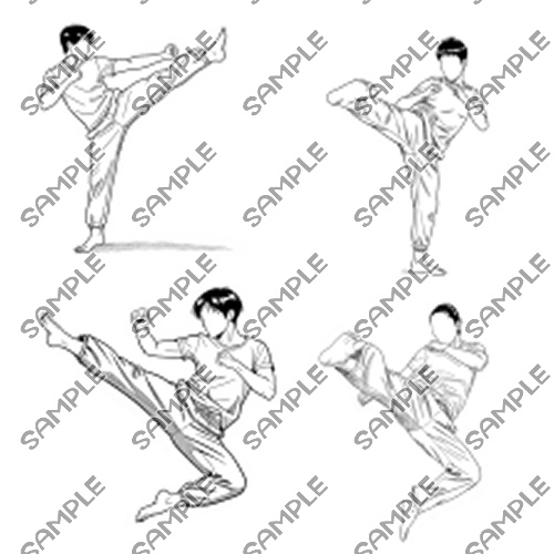 【トレスOK】アクションポーズ