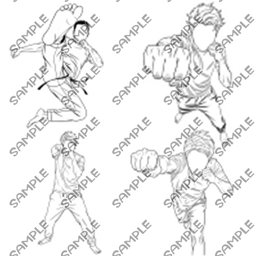 【トレスOK】アクションポーズ