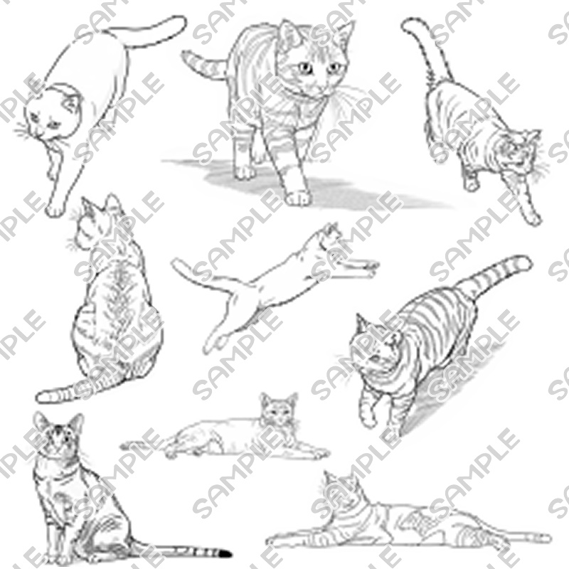 【トレスOK】ねこちゃん素材集