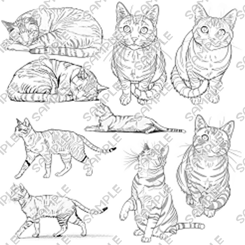 【トレスOK】ねこちゃん素材集