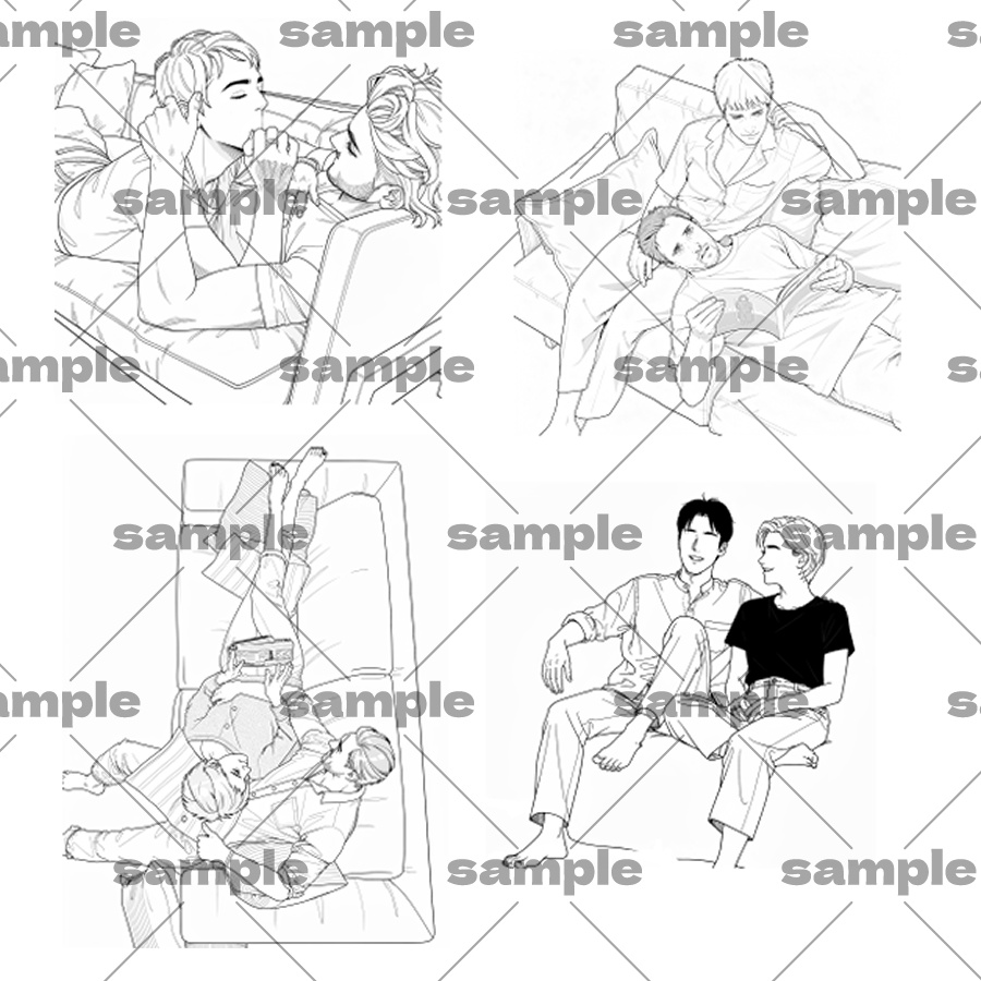 【トレスOK】TL/BLで使えるポーズ集 全12枚