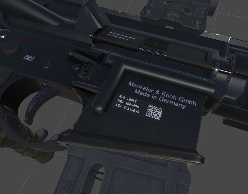 【Free】 IUID 装備品管理コードステッカー