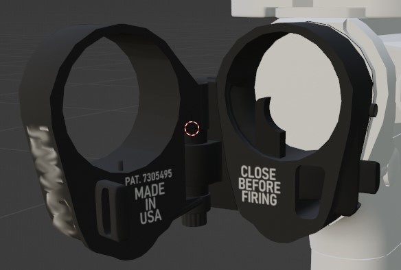 LAW-type folding stock