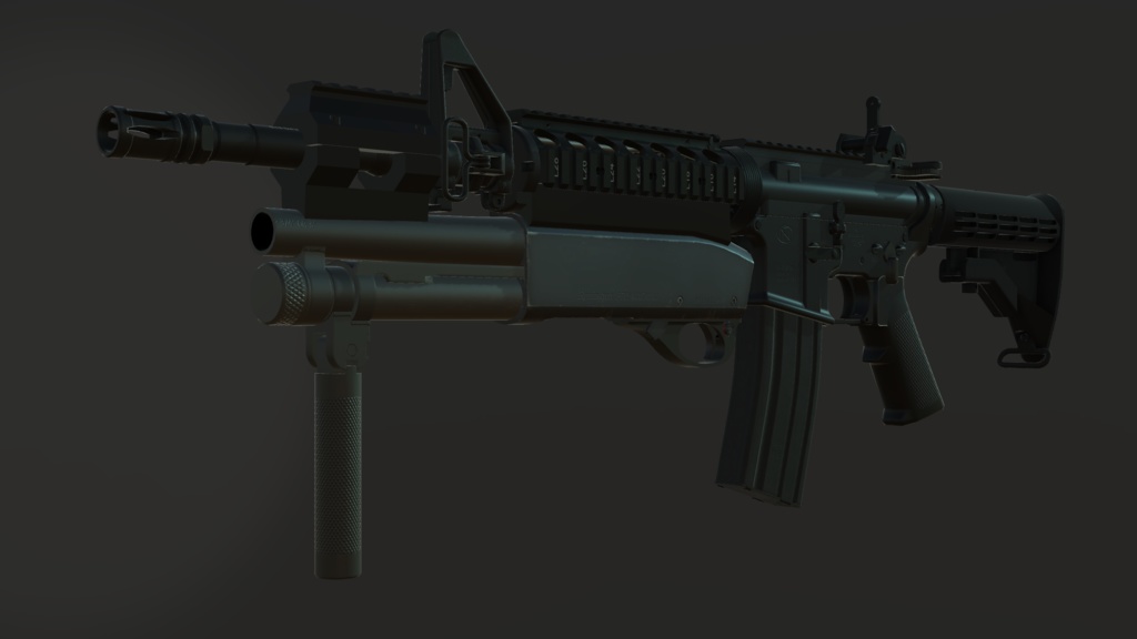 アンダーバレルショットガン固定パーツ