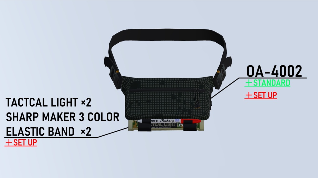 OCTOPUS ARMS OA-4002 Airhead Utility Pouch